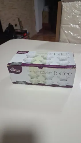 Jogo de taças de vidro para sobremesa 6 pcs 150ml - Toffee