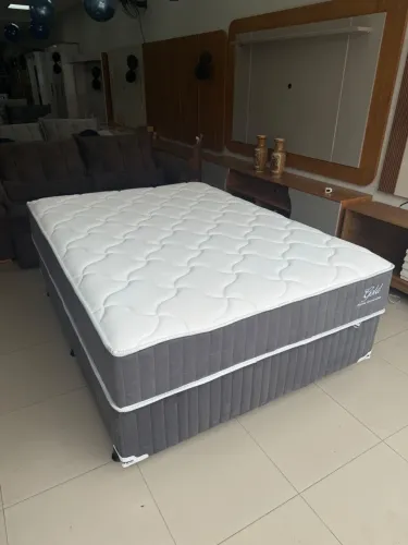 Cama Box Casal Gold Prime Bonno Colchões | Base + colchão com molas ensacadas