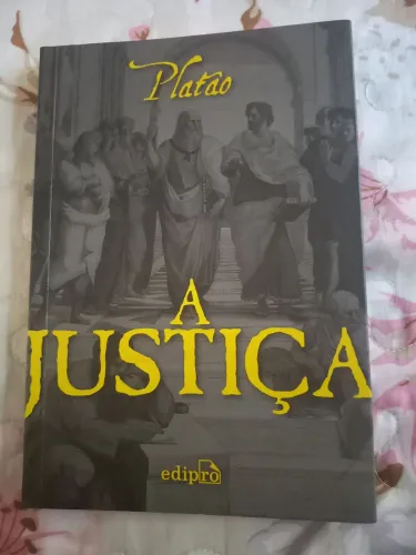 ?Livro A Justiça - Platão (Editora Edipro) - Ótimo Estado