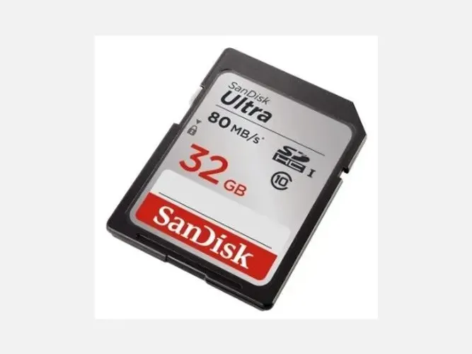 Cartão de Memória SanDisk Ultra 32GB SDHC para Câmera