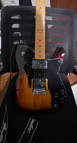 Guitarra Squier Vintage Modified Custom Sunburst Destro 3-color Sunburst Bordo