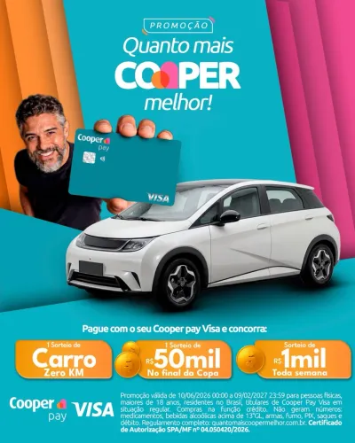 Cooper pay visa - consulte condições