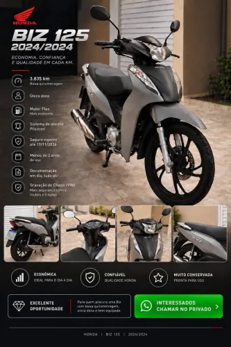 Honda Biz 125 - 2024/2024
