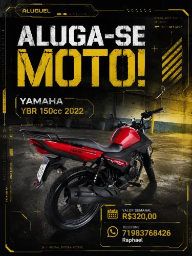 ALUGUEL DE MOTO SEMANAL