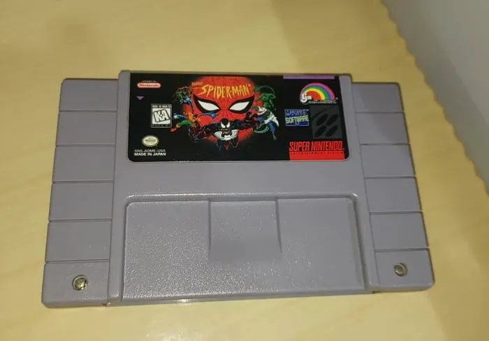 Cartucho Super Nintendo Spider man ORIGINAL