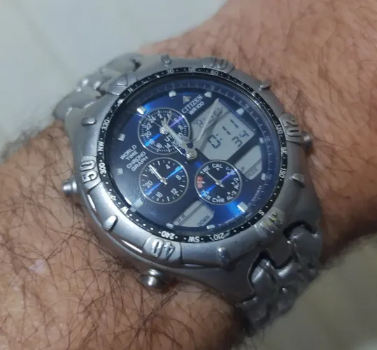 Relógio Citizen antigo NAVIHAWK ORIGINAL RELIQUIA