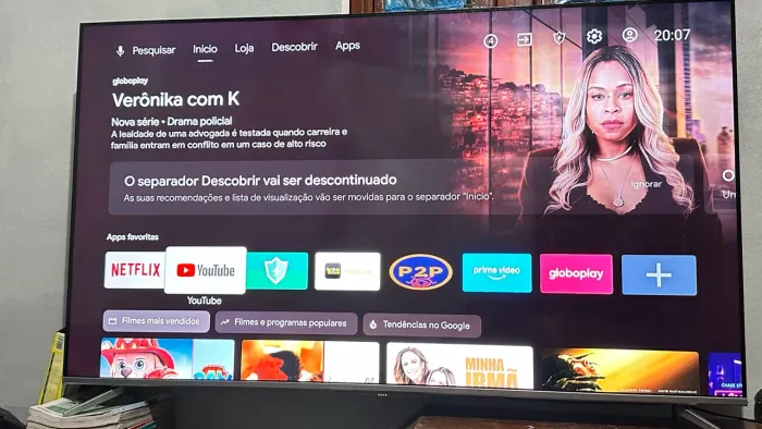 Tv TCL 65 polegadas Android 4k