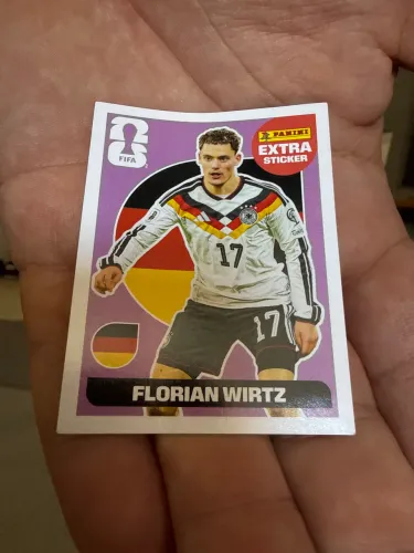 Figurinha da copa extra sticker Florian Wirtz