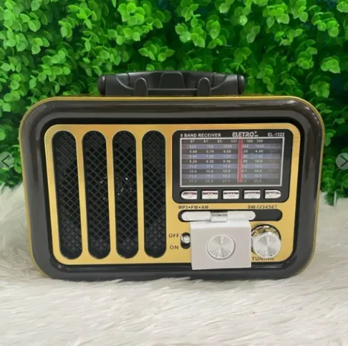 Rádio Clássico Electro 9 Bandas Usb Bluetooth