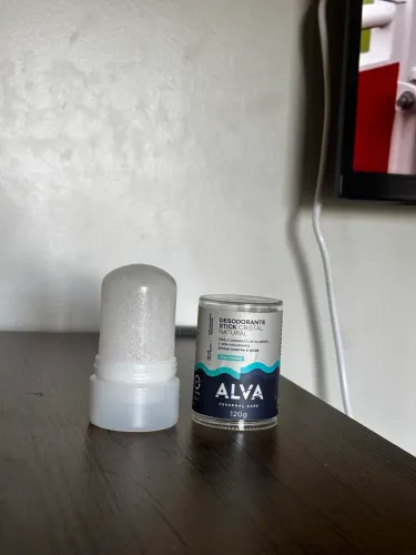 desodorante stick alva crystal sem fragrância 120g 