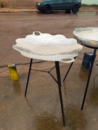 Tacho de alumínio batido