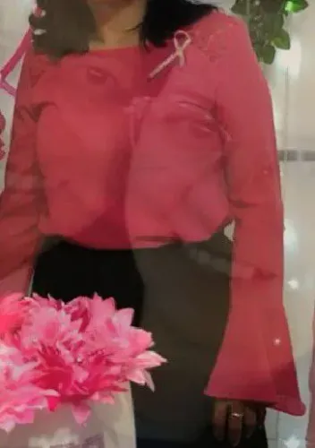 Blusa cor de rosa