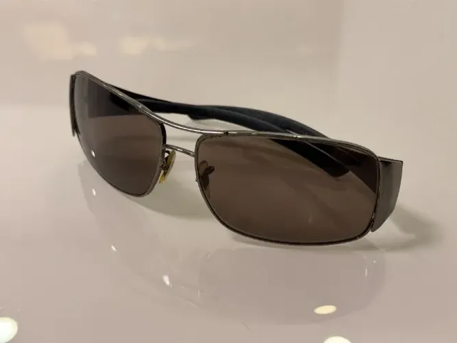 !!DESAPEGO!! Óculos de Sol Ray-Ban RB3320 Metal Chumbo Escovado com Estojo Original