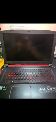 Notebook acer nitro 5, i5 de 8ª, 8gb ram e 256 sdd - Placa de video 1050ti