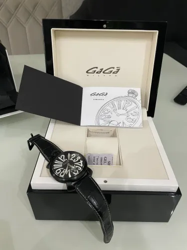 Relógio Gaga Milano Suíço Preto original