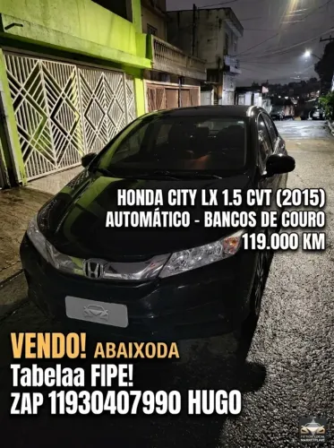 Honda City Sedan LX 1.5 Flex 16V 4P Aut. 2015