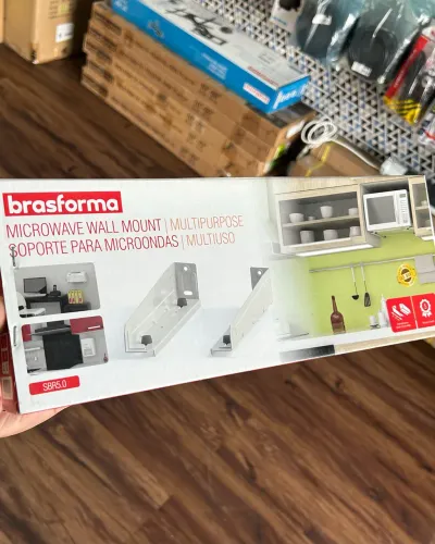 Suporte de Microndas / Forno Elétrico Brasforma Branco P=32cm 
