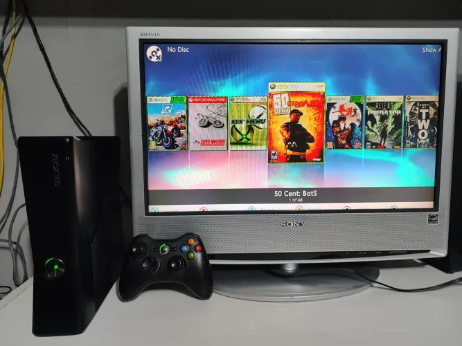 Xbox 360 Com ( 48 Jogos )