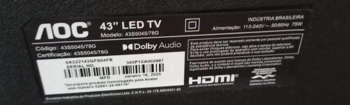 Smart Tv tela quebrada. Aceito troca por algo do meu interesse. Aceito ofertas.