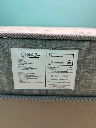 COLCHÃO CASAL MARCA BELLO BOX