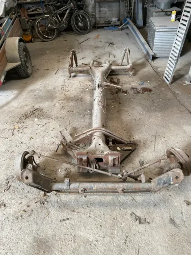 Chassis de fusca com suspensão 