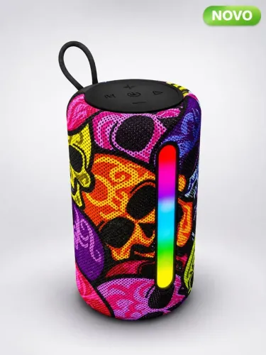 Caixa de Som Bluetooth Xtrad XDG-225 20W RGB USB