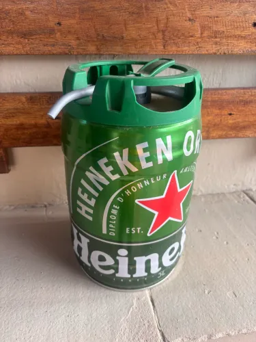 Barril Heineken 5 Litros Decorativo/Usado