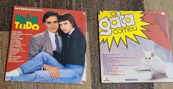 Discos De Vinil LPs Antigos - Trilhas De Novelas Anos 80, Orquestras E MPB De Baile