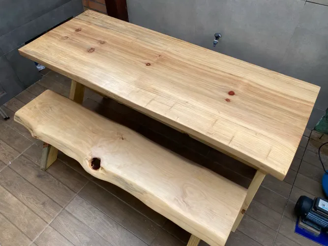 Mesa madeira rústica