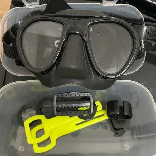 Máscara De Mergulho Cressi Calibro + Snorkel Cressi