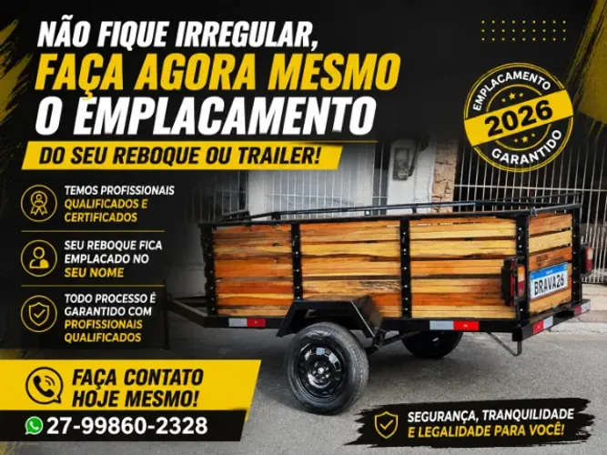 EMPLACAEMENTO REBOQUE 2026