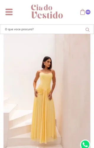 Vestido Amarelo Manteiga