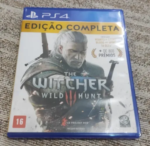 Jogo The Witcher 3 Wild Hunt Ps4 Seminovo - Mídia Física Original - Dublado Português BR 