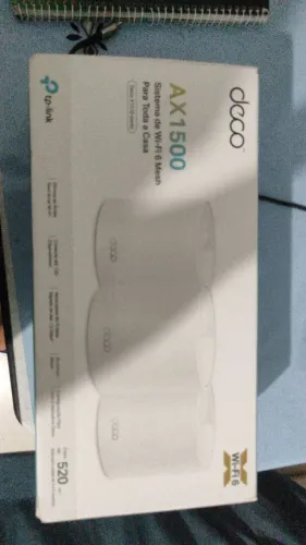 Kit roteador tplink mesh 3 peças