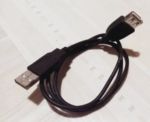 Cabo USB Extensor Macho x Fêmea 70cm - Qualidade e Economia!
