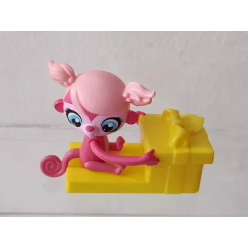 Boneco Littest Pet Shop Cachorro E Gatos Mcdonalds (Usado)