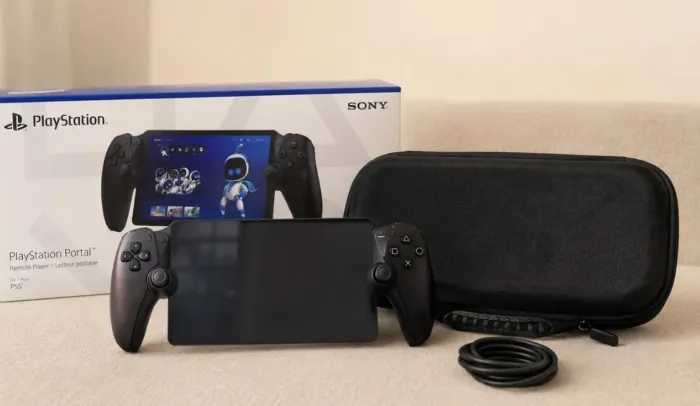 PlayStation Portal PS5 + Estojo Rígido + Caixa ? Novo, Nunca Usado