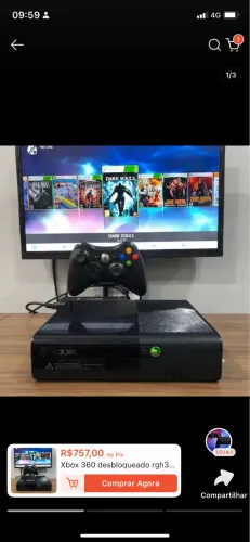 Xbox 360 desbloqueado no HD