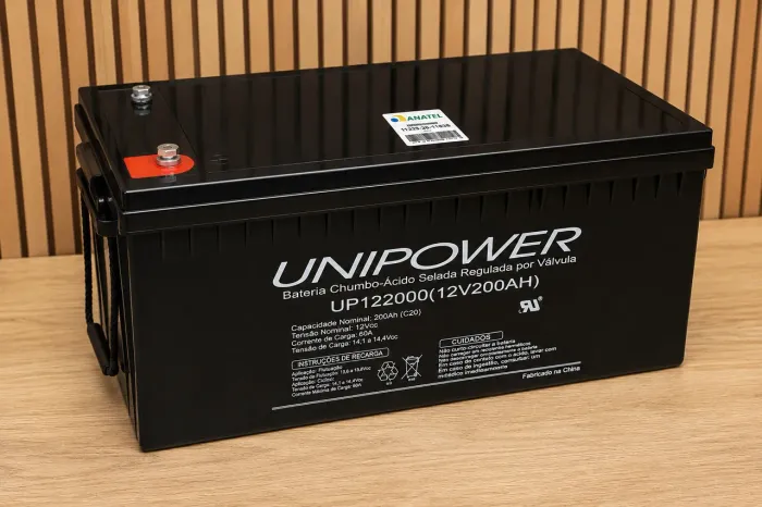 Bateria Estacionária Unipower 12V 200Ah VRLA