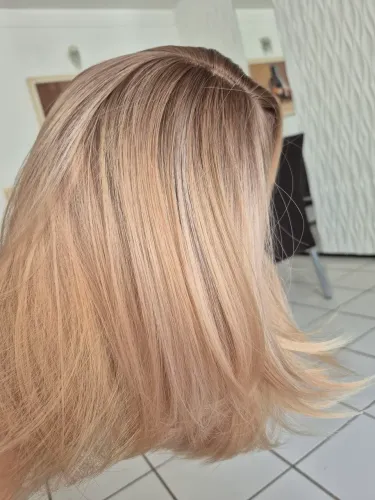Lace sintética loira