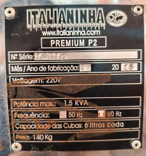 Máquina de sorvete Italianinha