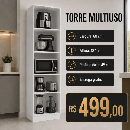 Torre Multiuso MDF