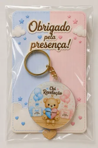 Lembrancinha chá revelação (3,50 cada )