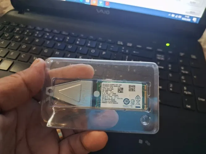 Vende-se Nvme 128gb semi novo 