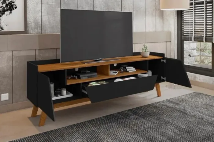 RACK PARA SALA - NOVO PARA TV DE ATÉ 70 POLEGADAS