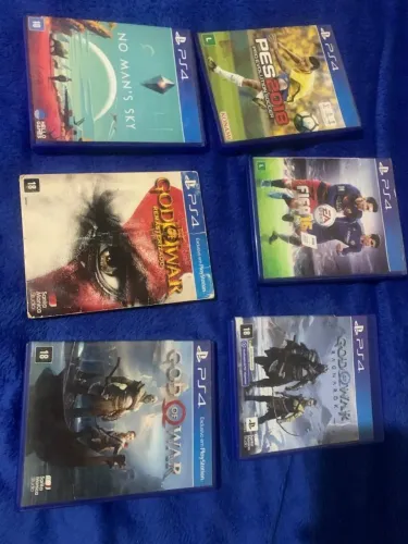 ? PS4 FAT + CONTROLE + 9 JOGOS ? R$ 1.500