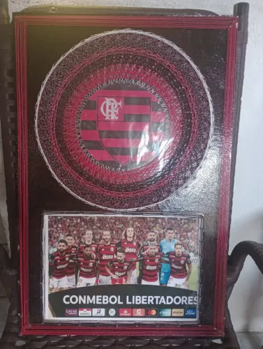 Quadro copa libertadores do Flamengo.
