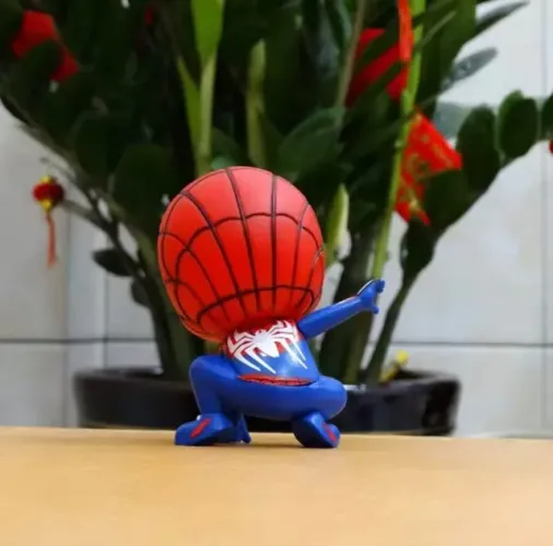 Bonecos de Ação Marvel Spiderman em PVC, Modelos de Decoração para Bolos, Brinquedos de An