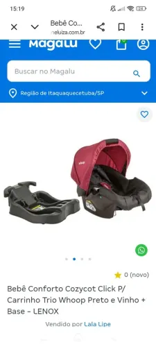 Bebê conforto com base 