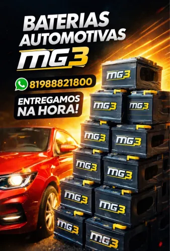 Bateria mg3 - 45 - 50 - 60 - 70 - 90 - 100 - 150 ( melhor custo benefício)